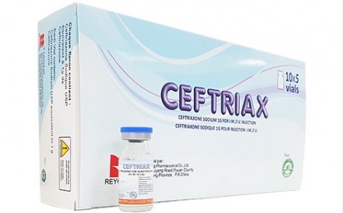 CEFTRIAXONE 1G, Inj