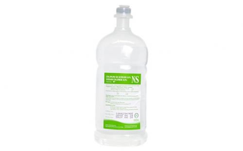 Chloride de Sodium 0,9%, 500ml